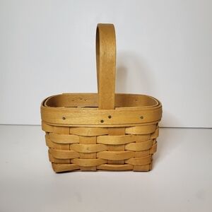 Longaberger 2001 Rectangular Basket Small